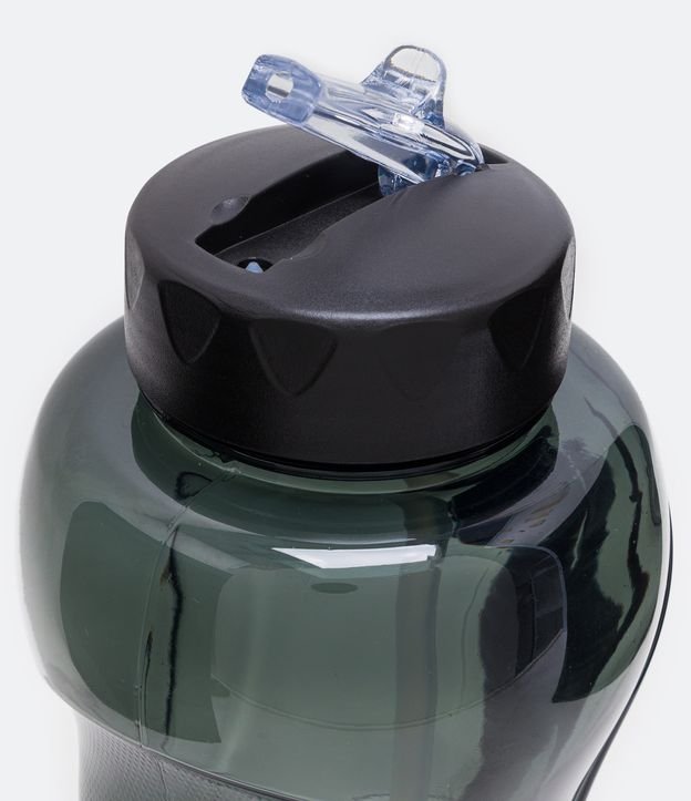 Botella Plastica con Correa Get Over Capacidad 1,5L Negro 3
