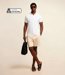 Camisa Polo Comfort em Algodão Peruano