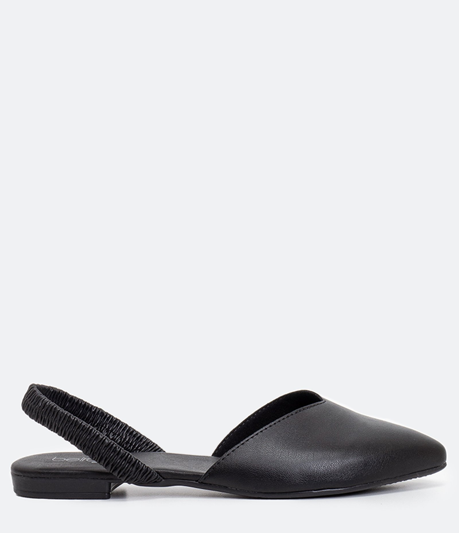 Sapatilha Mule Bico Fino e Elástico no Tornozelo Beira Rio Preto 1