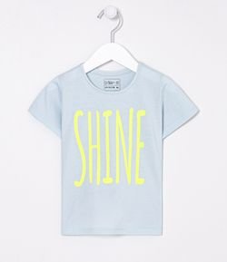 Camiseta Infantil com Estampa Neon - Tam 1 a 4 anos