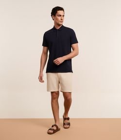 Camisa Polo Comfort em Algodão Peruano