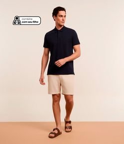 Camisa Polo Comfort em Algodão Peruano