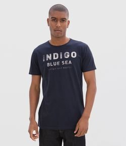 Camiseta Comfort com Estampa Indigo
