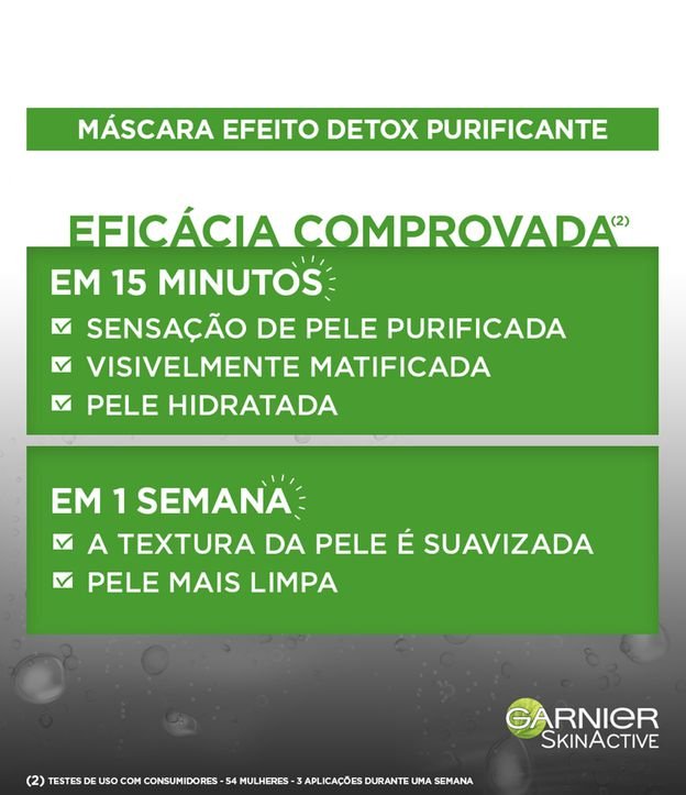 Mascarilla Facial Purificante de Carbón Garnier Skin Active U 3