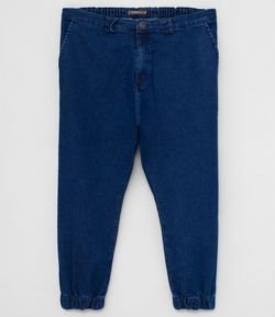Calça Jeans Jogger Lisa com Elástico nas Costas Curve & Plus Size