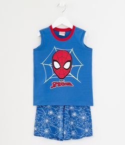 Pijama Infantil Estampa do Homem Aranha - Tam 2 a 12 anos