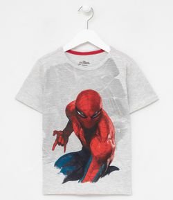 Camiseta Infantil Estampa Homem Aranha - Tam  3 a 10 anos