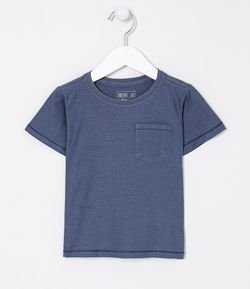 Camiseta Infantil Lisa com Bolsinho - Tam 1 a 4 anos