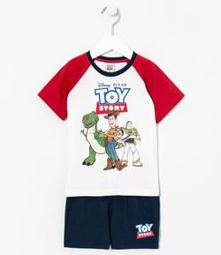 Pijama Infantil Estampa Toy Story - Tam 1 a 6 anos