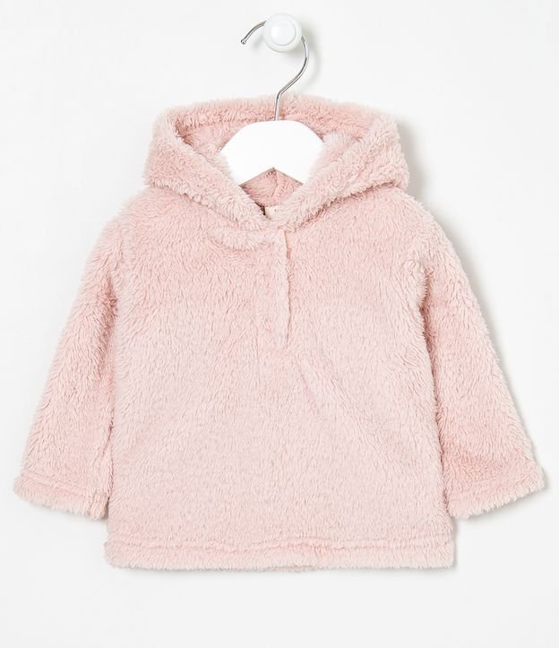 borg teddy moletom com capuz