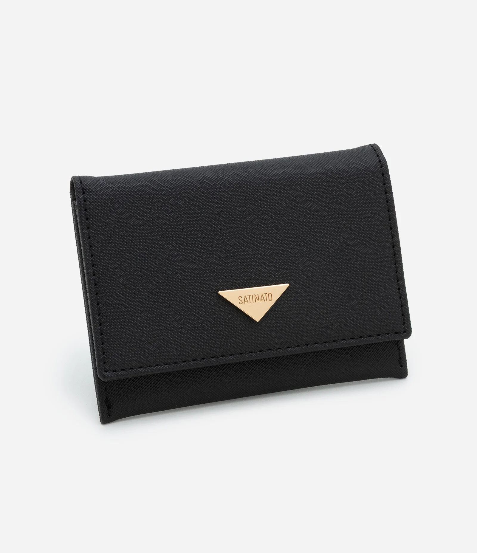 Carteira Porta Cartão com Textura Preto 1