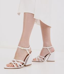 Sandália satinato renner Clearance