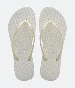 Chinelo Slim com Tira Metalizada Havaianas