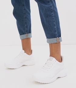 Tênis Feminino com Recortes e Textura Snake Via Marte - Renner