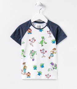 Camiseta Infantil Estampa Personagens Toy Story - 1 a 6