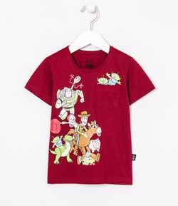 Camiseta Infantil Estampa Toy Story - Tam 1 a 6 anos