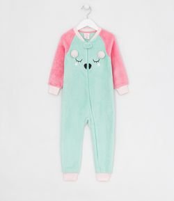 Pijama Macacão Infantil em Fleece Coala - Tam 1 a 10 anos
