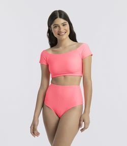 Biquíni Calcinha Hot Pants Texturizado 