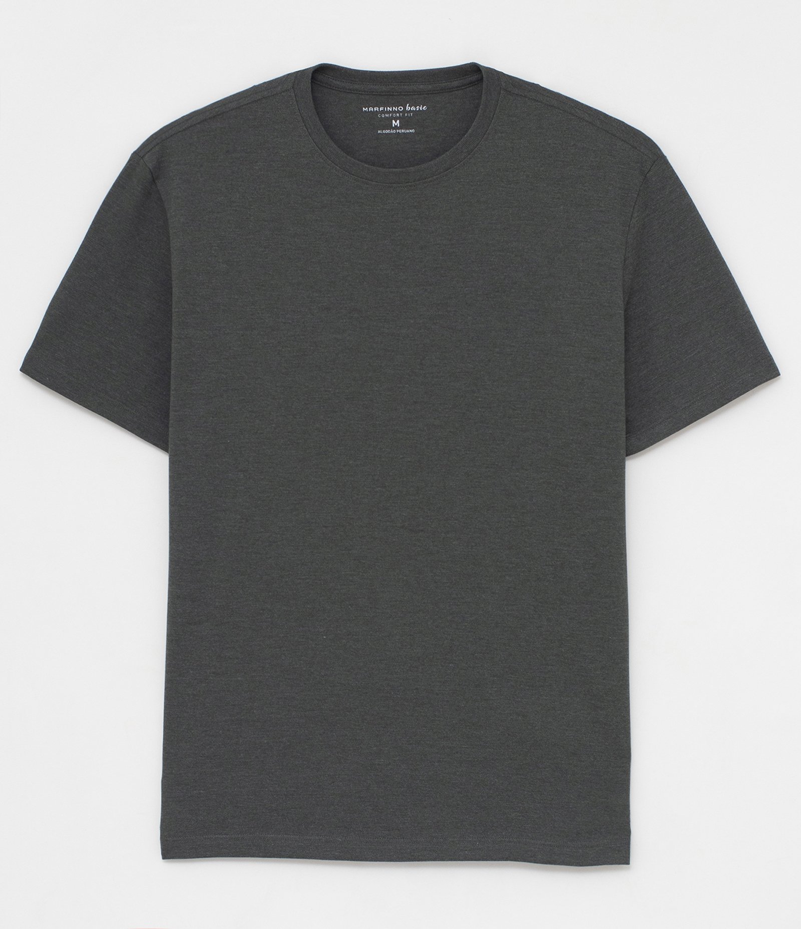 Camiseta Comfort Básica em Meia Malha com Manga Curta Rosin 4