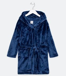 Robe Infantil em Fleece com Capuz - Tam  P a GG
