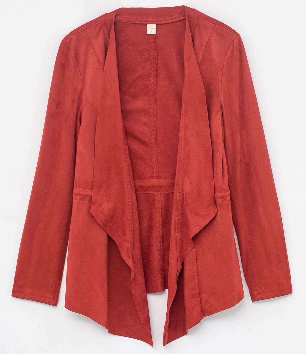 jaqueta suede renner