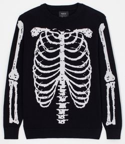 Suéter Esqueleto Brilha no Escuro