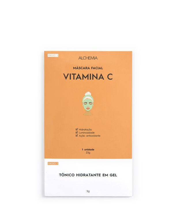 MÁscara Facial Vitamina C Alchemia - Cor: Calêndula - Tamanho: 28g