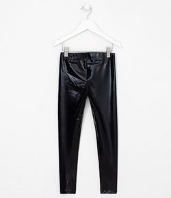 Serelepe Kids – Calça Legging Infantil Menina Cirrê Preto - SP5969-RS