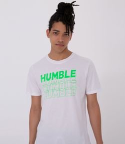 Camiseta Estampa Lettering Humble 