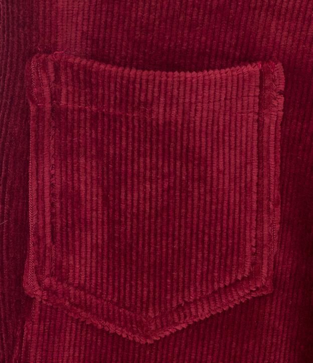 Pantalon Infantil de Terciopelo  Rojo 4