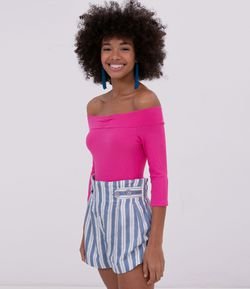 Blusa Lisa Ombro a Ombro 