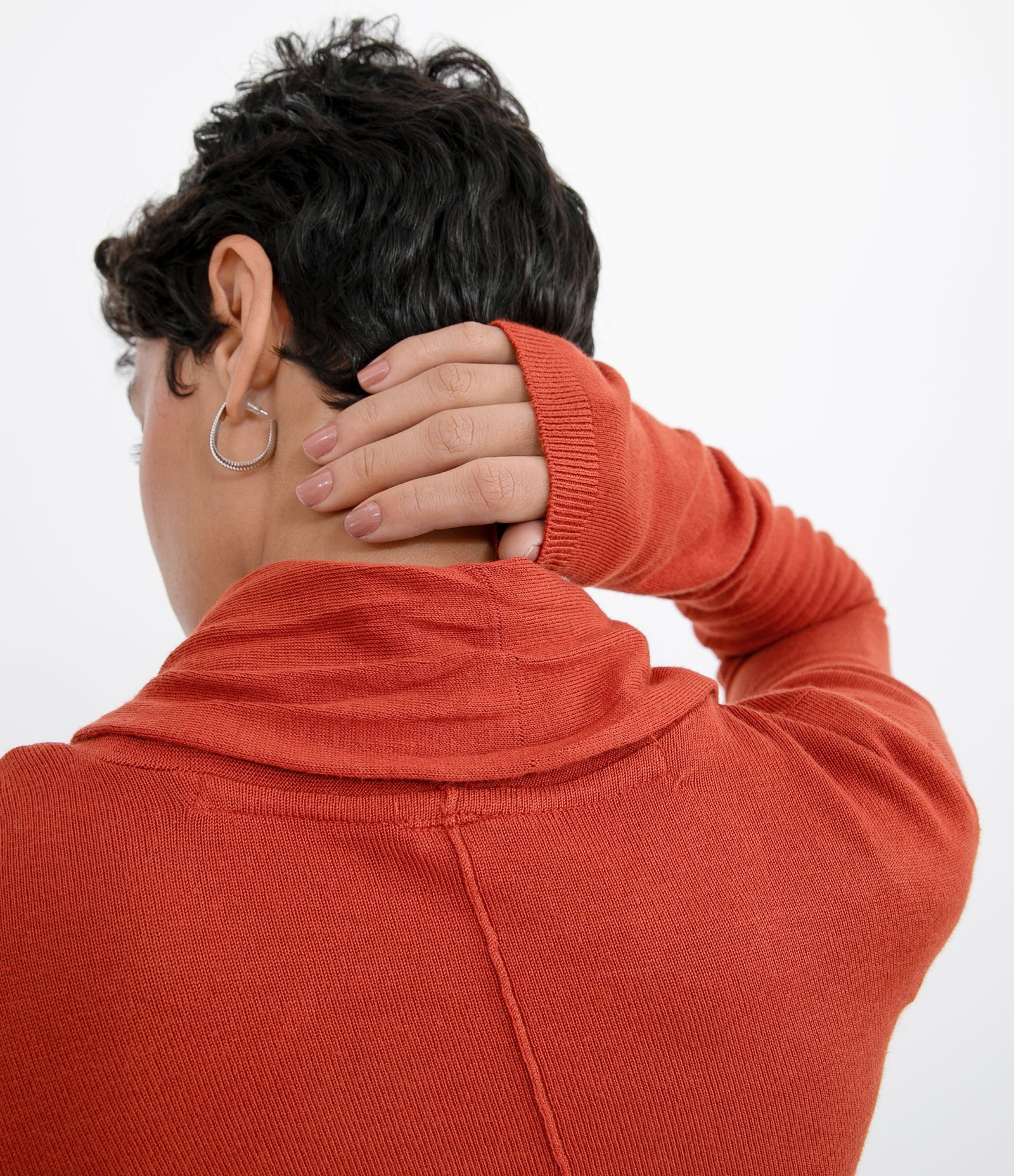 Cardigan Básico em Tricô Sem Fechamento 4