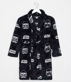 Robe Infantl em Fleece Star Wars - Tam  M a GG