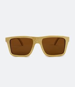 Óculos de Sol Masculino Madeira de Bambu