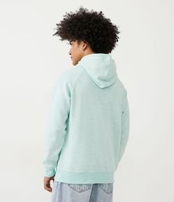 plain green moletom com capuz