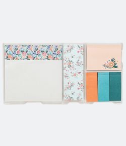 Kit de Post-it Liso e Floral