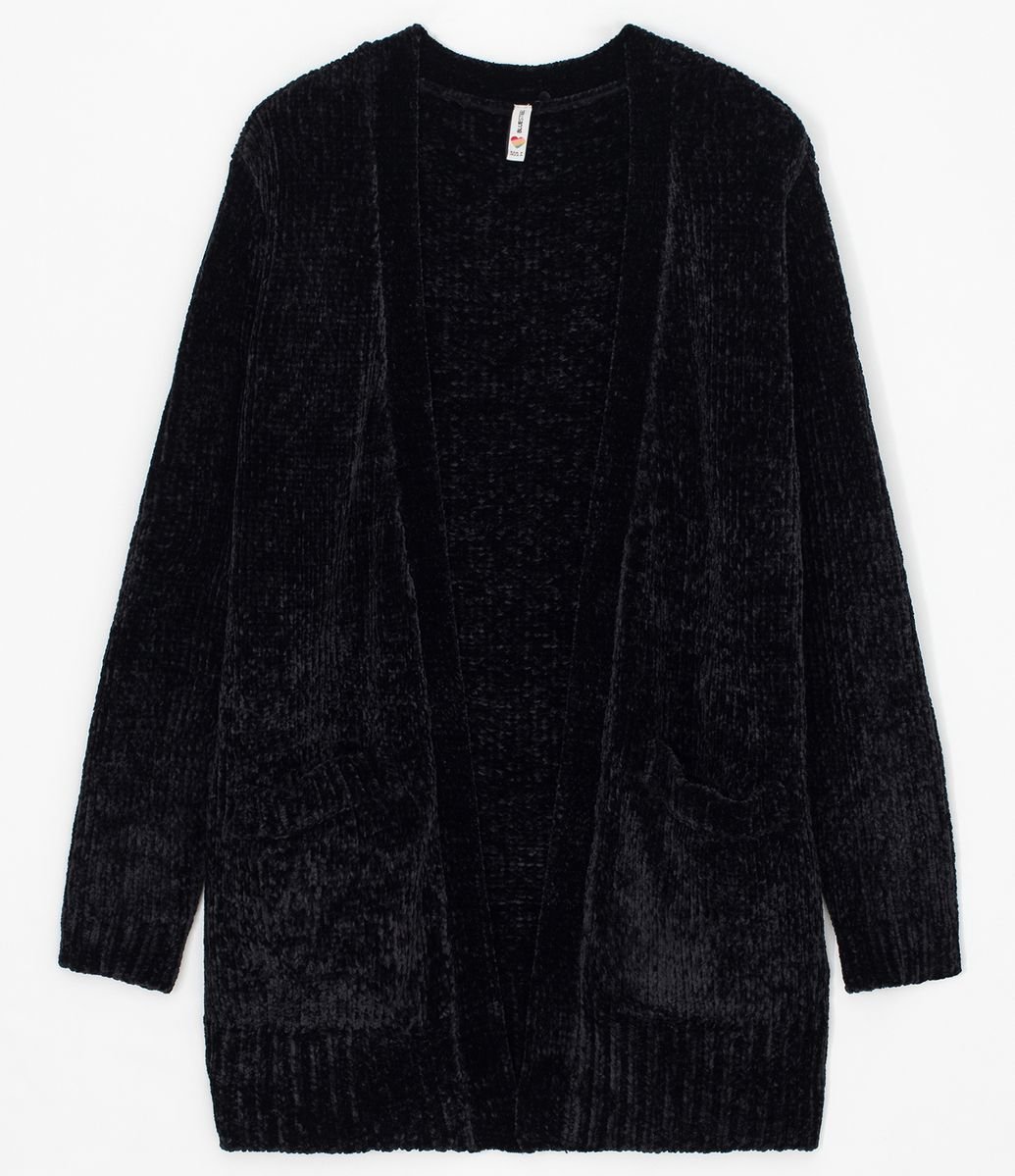 casaco preto alongado