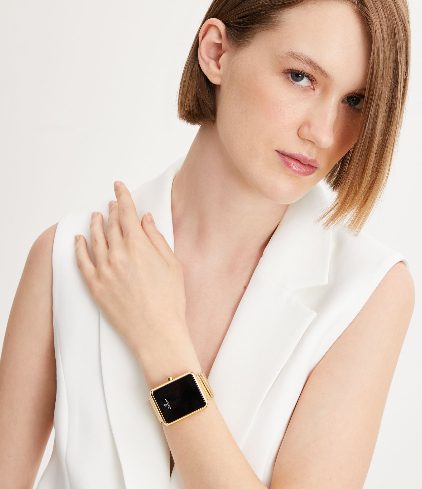 Relógio Unissex Champion CH40080V Led Digital 3ATM Dourado 2