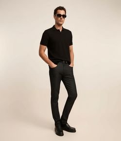 Calça Slim Jeans com Elastano