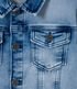 Imagem miniatura do produto Campera Infantil en Jeans con Mangas en Algodón - Talle 5 a 14 años Azul  3