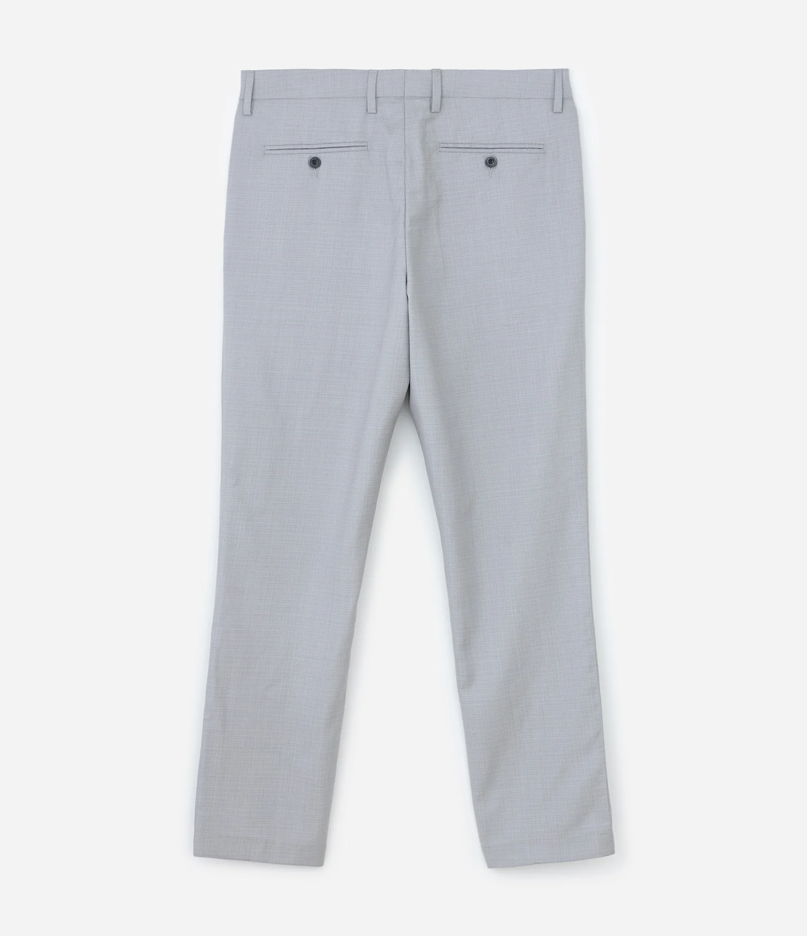 Calça Social Slim em Poliviscose com Bolsos Cinza 2