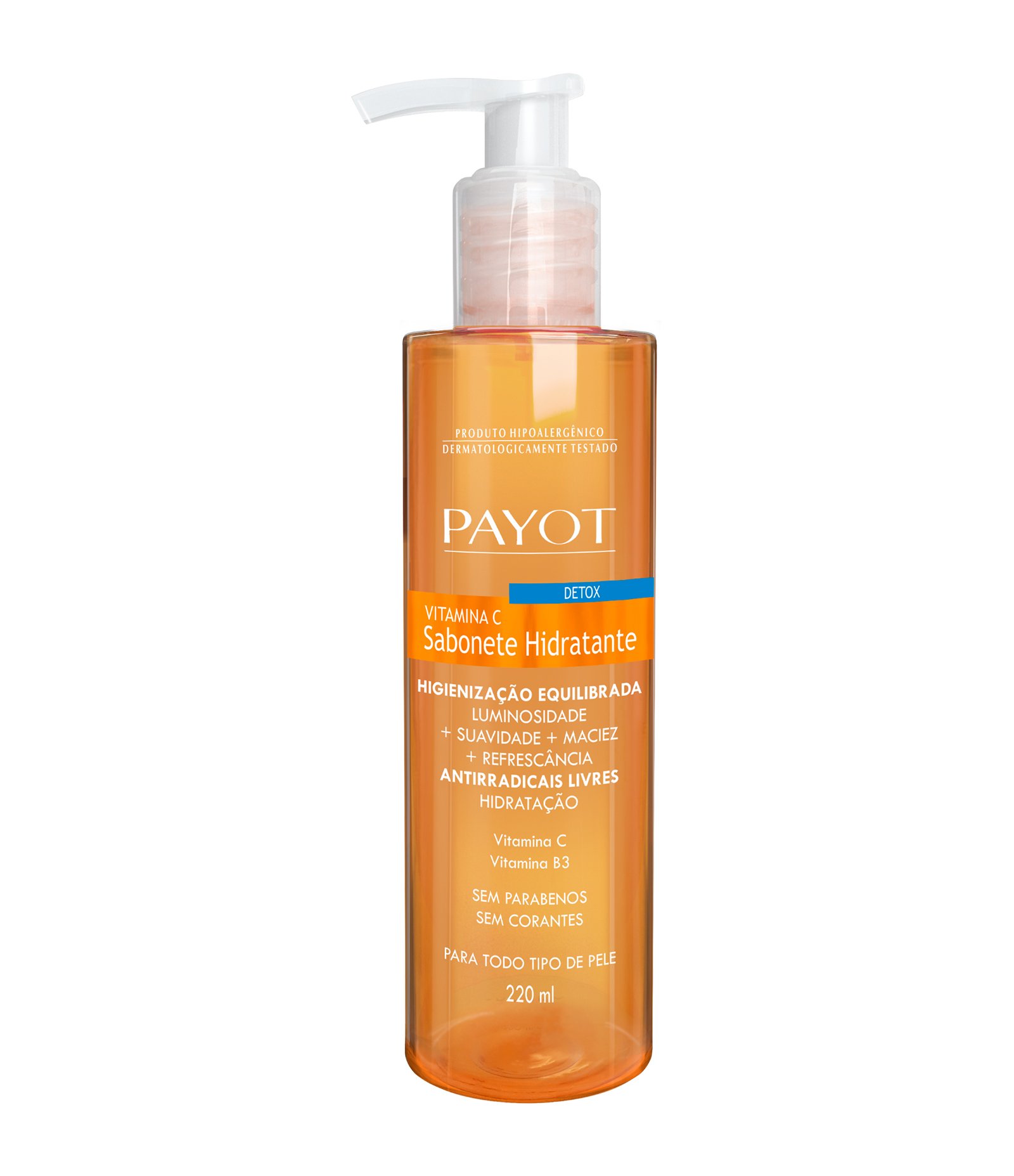 Sabonete Líquido Facial Payot Detox Vitamina C 220ml 1