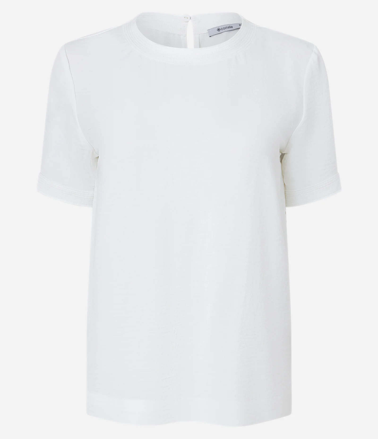 Blusa com Abertura nas Costas e Detalhes Pespontados Snow White 5