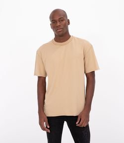 Camiseta Manga Curta Lisa Oversized