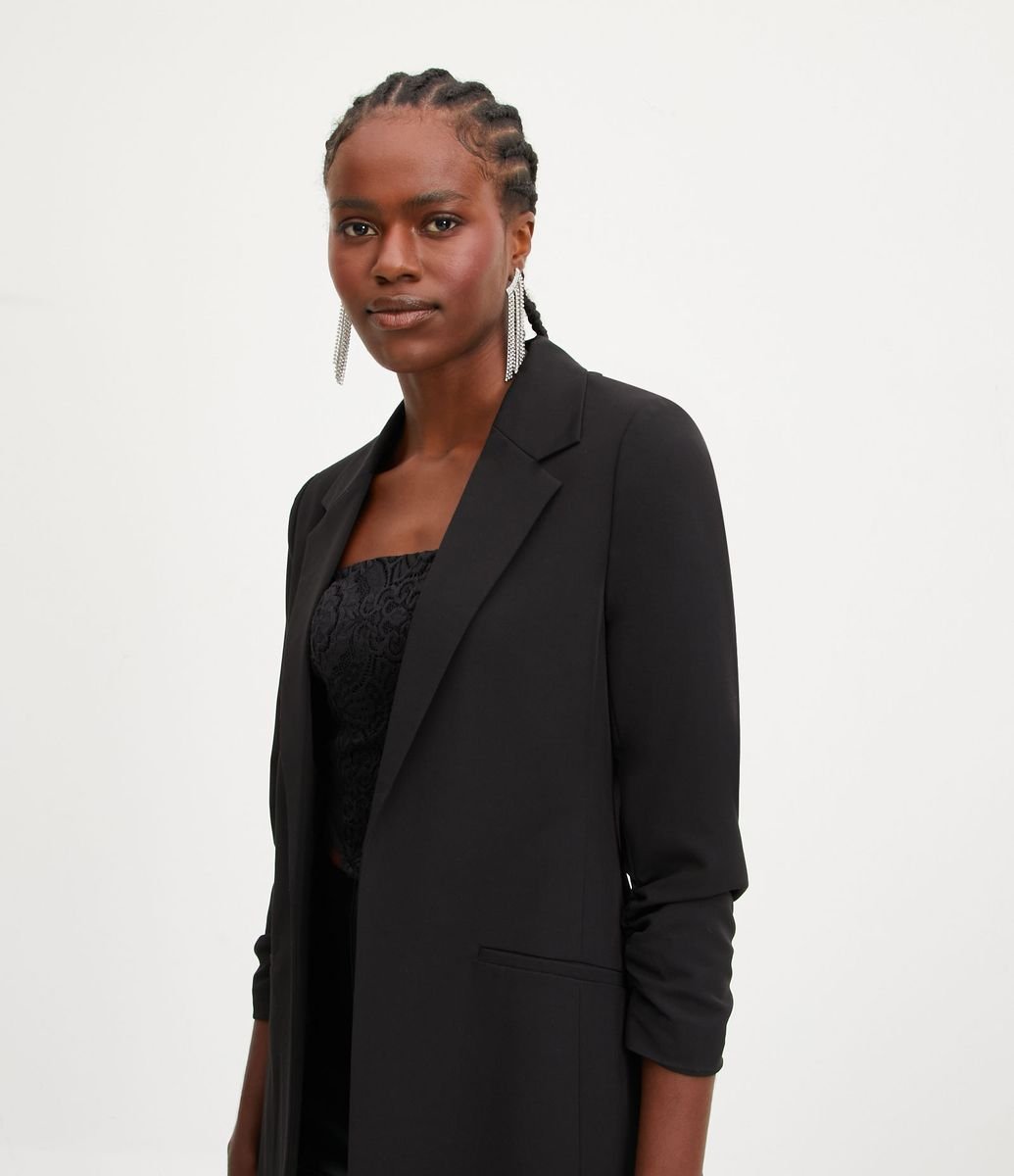 Blazer preto hot sale feminino renner