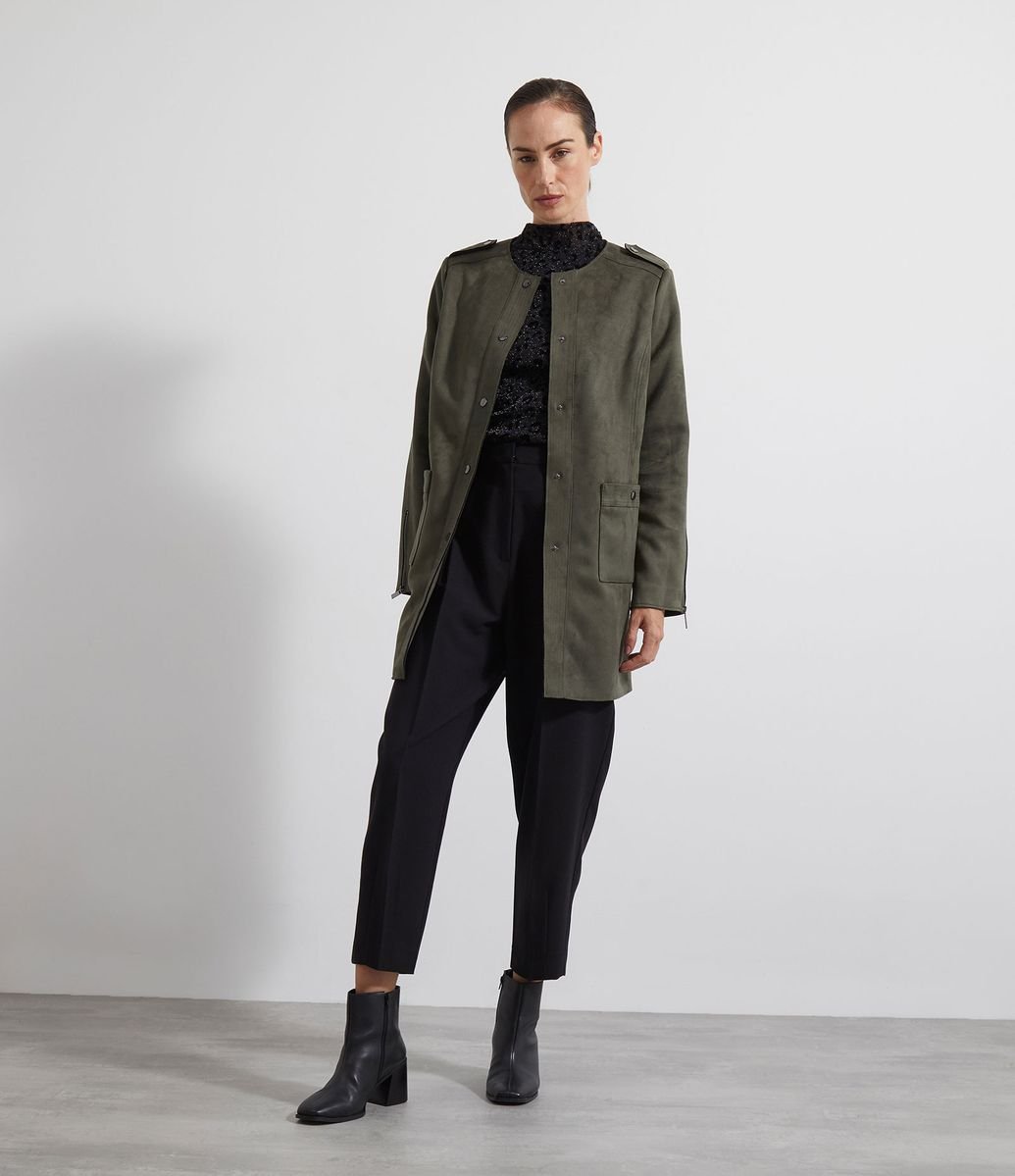 jaqueta suede renner