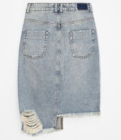 saia jeans midi renner