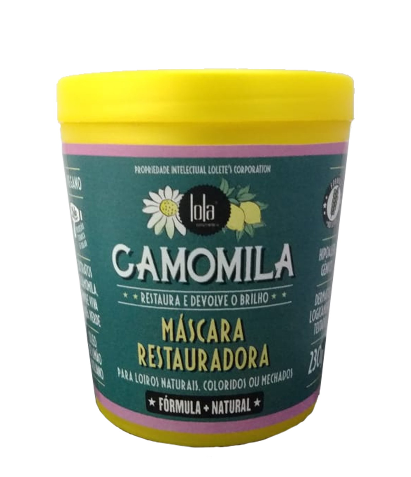 Máscara Capilar Restauradora Lola Cosmetics Camomila 230g 1