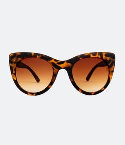 Óculos de Sol Feminino Gateado Marrom