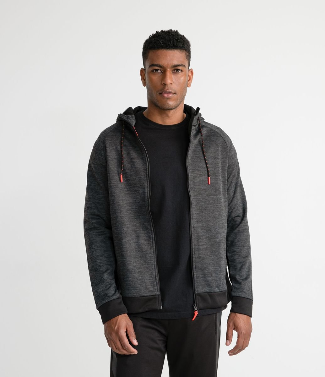 superdry bonded zip moletom com capuz